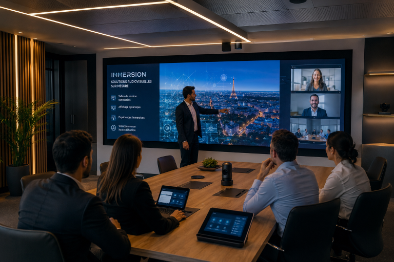 Installation audiovisuelle à Paris, Strasbourg et Marseille : comment créer des espaces immersifs pour les entreprises en 2026 ?